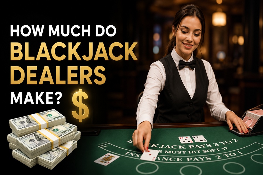 how much do blackjack dealers make